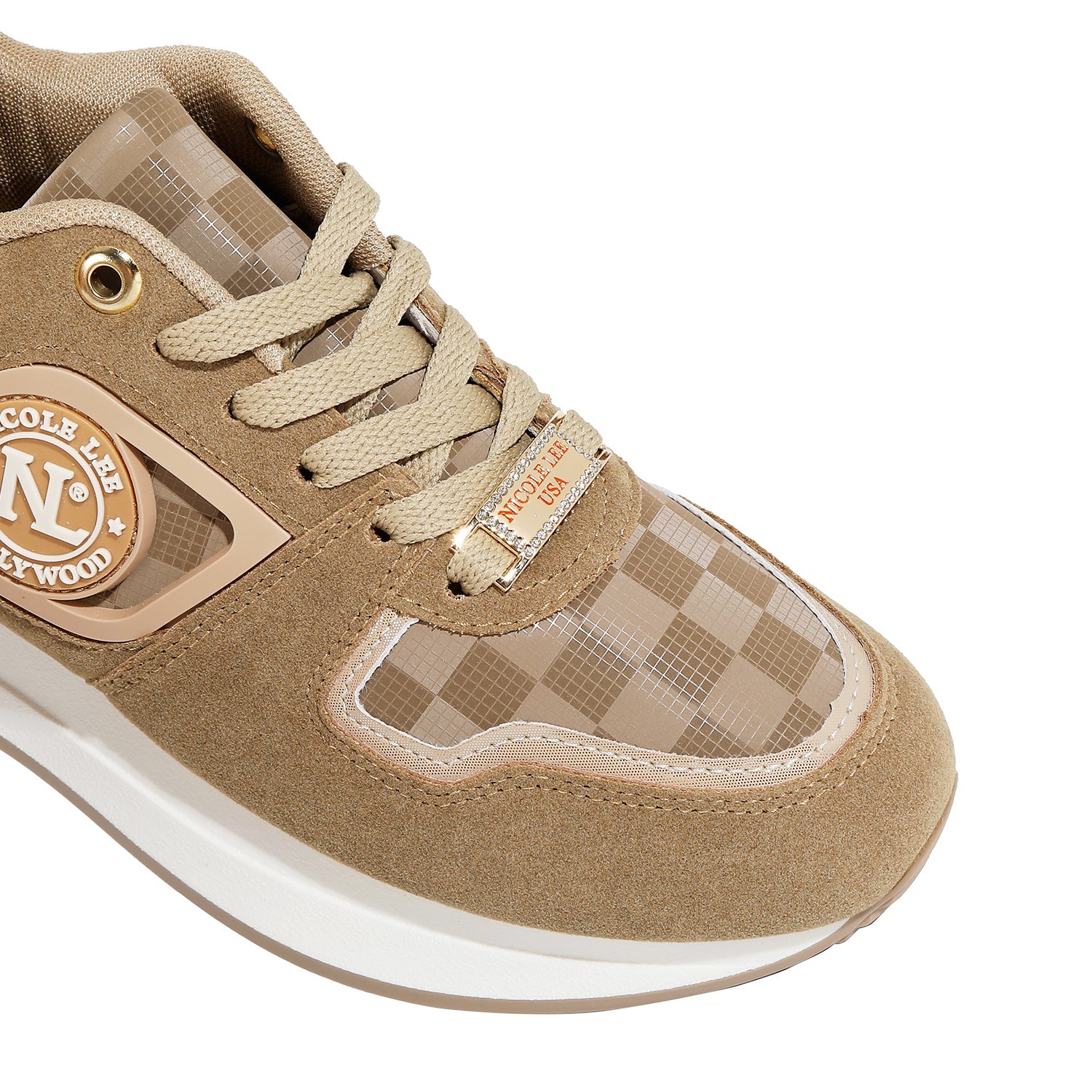 Nicole Lee Urban Comfort Sneakers - Brown Edition